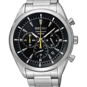 Seiko Chronograph Analog Quartz Hardlex Crystal